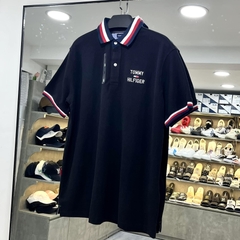 Áo Tommy Hilfiger Polo Shirt Navy - Áo thun có cổ màu xanh đen