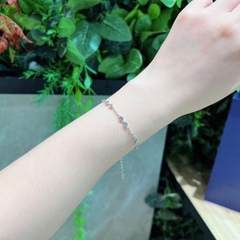 SWAROVSKI Remix Collection strand (Round cut, White, Rhodium plated) - Vòng, lắc tay, pha lê trắng - JEWELRY BRACELET