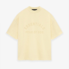ÁO ESSENTIALS FEAR OF GOD HEAVY CREWNECK TEE YELLOW