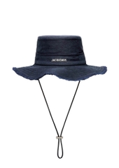 MŨ JACQUEMUS LE BOB ARTICHAUT OFF WHITE - LES CLASSIQUES - BUCKET HAT - MŨ VÀNH TRÒN MÀU TRẮNG KEM