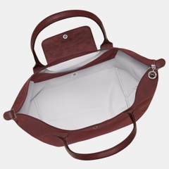 CHÍNH HÃNG - LARGE SIZE - TÚI LONGCHAMP LE PLIAGE GREEN L TOTE BAG - GRN - Túi xách màu đỏ lựu