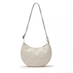 Túi MLB Classic Monogram New Emboss Cross Bag B Boston Cream - Túi xách, đeo chéo màu trắng kem