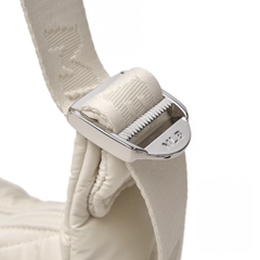 Túi MLB Curve padded hobo /crossbody bag B Boston Cream (33,5x20,5x13cm) - Túi xách, đeo vai, màu trắng kem