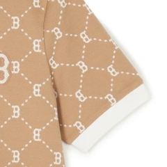 Váy MLB Women's Diamond Monogram B BOSTON DRESS POLO BEIGE