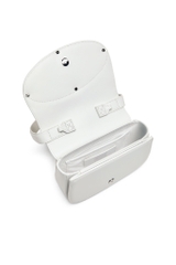 TÚI DIESEL ICONIC SHOULDER BAG IN NAPPA LEATHER WHITE