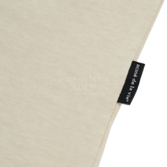 ÁO ADLV BEAR APPLIQUE PIGMENT WASHING BEIGE T-SHIRT - Áo thun cổ tròn tay lỡ hình gấu, màu be