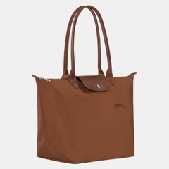 LARGE SIZE - TÚI LONGCHAMP LE PLIAGE GREEN L TOTE BAG - COGNAC - Túi xách màu nâu đậm ánh cam