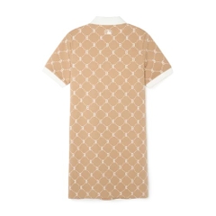 Váy MLB Women's Diamond Monogram B BOSTON DRESS POLO BEIGE