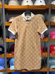 Váy MLB Women's Diamond Monogram B BOSTON DRESS POLO BEIGE