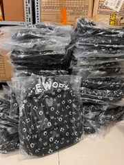 Balo Lifework Backpack Black Đen Hoạ Tiết