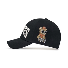 Mũ MLB Mega Bear 5 Panel Structure Ball Cap New York Yankees NY Black - Mũ lưỡi trai, nón kết màu đen