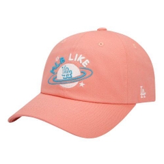 [SALE] Mũ MLB Like Planet Unstructured LA 32CPUE111-07P Pink - Mũ lưỡi trai, nón kết màu hồng