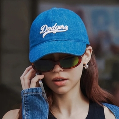 Mũ MLB Culsive Lettering Denim Unstructured Ball Cap New York Yankees INDIGO