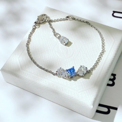 SWAROVSKI Mesmera bracelet (Mixed cuts, Blue, Rhodium plated) - Vòng/lắc tay SWAROVSKI - JEWELRY