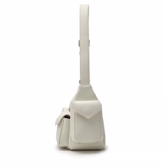 MLB Multi-pocket cargo crossbody / shoulder bag New York Yankees Cream - Túi xách, đeo vai màu kem