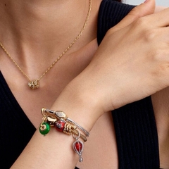 PANDORA Lucky Bag Charm (Sterling silver, Ename) - Hạt trang trí vòng tay, hình chiếc túi màu đỏ tráng men, chữ “Fu” hay “ Phú - Phúc”.
(chỉ gồm hạt Charm - không gồm vòng tay).