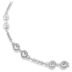 SWAROVSKI Remix Collection strand (Round cut, White, Rhodium plated) - Vòng, lắc tay, pha lê trắng - JEWELRY BRACELET
