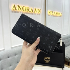 MCM ZIP BLACK VÍ DÀI ĐEN