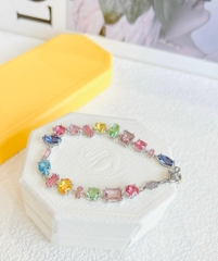 SWAROVSKI Gema bracelet (Mixed cuts, Multicolored, Rhodium plated) - Vòng/lắc tay SWAROVSKI - JEWELRY
