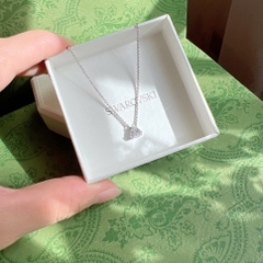 SWAROVSKI Matrix pendant (Trilliant cut, White, Rhodium plated) - Dây cổ, dây chuyền pha lê trắng - JEWELRY NECKLACE