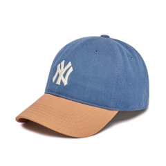 Mũ MLB New York Yankees Denim Brown - Mũ lưỡi trai, nón kết phối màu xanh, nâu