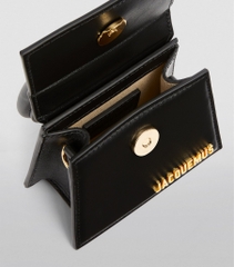 Túi JACQUEMUS Mini Leather Le Chiquito Black (size 12cm)