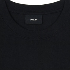 MLB New Year Snake Cartoon Graphic Overfit Short Sleeve T-Shirt New York Yankees Black - Áo thun cổ tròn tay lỡ màu đen