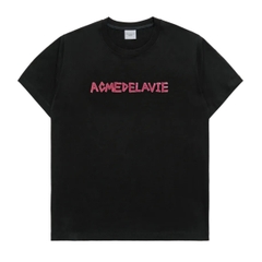 ÁO ADLV TAPE TYPOGRAPHIC YELLOW/BLACK/CHARCOAL T-SHIRT - ÁO THUN CỔ TRÒN TAY LỠ MÀU VÀNG/ĐEN/THAN CHÌ