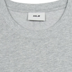 MLB Basic Street Logo Overfit Short Sleeve T-Shirt Boston Red Sox Grey - Áo thun cổ tròn tay lỡ màu xám