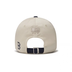 Mũ MLB Lettering color scheme unstructured ball cap Boston Red Sox Navy - Mũ lưỡi trai, nón kết phối màu xanh đen