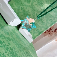 SWAROVSKI ORNAMENT STAR 2023 CRYSTAL - Vật trang trí ngôi sao pha lê xanh