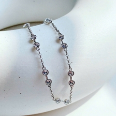 SWAROVSKI Remix Collection strand (Round cut, White, Rhodium plated) - Vòng, lắc tay, pha lê trắng - JEWELRY BRACELET
