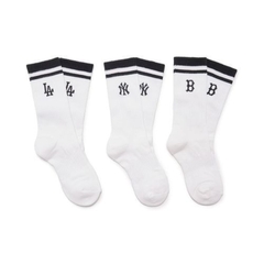 Tất MLB SMALL LOGO CÓ VIỀN SOCKS SET (3 đôi)