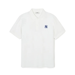ÁO MLB BASIC WHITE POLO SHIRT POLO