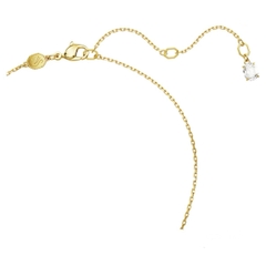 SWAROVSKI Idyllia pendant (Clover, Green, Gold-tone plated) - Dây cổ, dây chuyền lá, pha lê xanh - JEWELRY NECKLACE