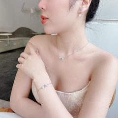 SWAROVSKI Mesmera bracelet (Mixed cuts, Blue, Rhodium plated) - Vòng/lắc tay SWAROVSKI - JEWELRY