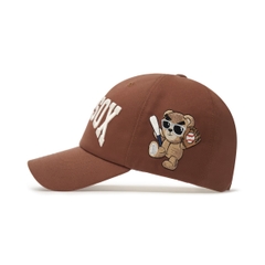 Mũ MLB Mega Bear 5 Panel Structure Ball Cap New York Yankees NY Brown - Mũ lưỡi trai, nón kết màu nâu