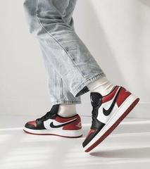 GIÀY NIKE JORDAN 1 LOW BRED TOE 553558-612
