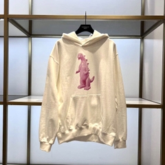 ÁO ADLV DIN2LS Creature Hoodie Cream (mặt sau trơn)