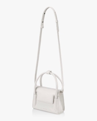 FIND KAPOOR MARTY BAG 18 (18x12x7cm) CRINKLED - IVORY - Túi đeo chéo, quai xách, màu trắ