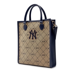Túi MLB Diamond Monogram Tote crossbody Bag Newyork NY Beige - Túi xách, đeo chéo màu be