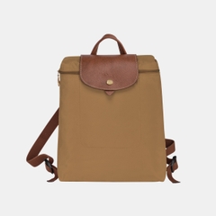 LONGCHAMP LE PLIAGE ORIGINAL M BACKPACK Fawn - Recycled Canvas - Balo, cặp xách màu nâu vàng