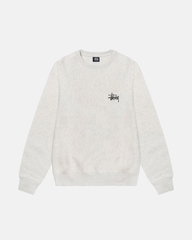 ÁO STUSSY BASIC CREW SWEATSHIRT GREY