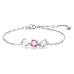 SWAROVSKI Mesmera bracelet (Mixed cuts, Pink, Rhodium plated) - Vòng/lắc tay SWAROVSKI - JEWELRY