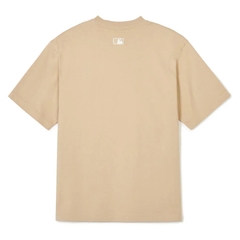 Áo MLB Cleveland Guardians C Basic Beige T-Shirt