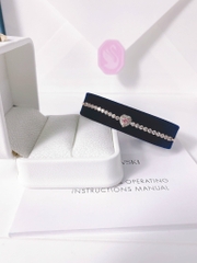 SWAROVSKI One bracelet (Heart, Pink, Rose gold-tone plated) - Vòng/lắc tay pha lê, hình tim hồng - SWAROVSKI - JEWELRY