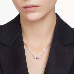 SWAROVSKI Mesmera pendant (Mixed cuts, Pink, Rhodium plated) - Dây cổ, dây chuyền SWAROVSKI - JEWELRY NECKLACE