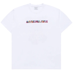 ÁO ADLV BEAR DOLL FUZZY RABBIT T-SHIRT WHITE - ÁO THUN CỔ TRÒN TAY LỠ, HÌNH THỎ, MÀU TRẮNG