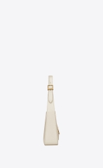 TÚI YSL SOLFERINO SMALL BLANC VINTAGE HOBO BAG (size 19x13cm)
