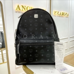 MCM STARK BACKPACK (BLACK - Size Medium 40cm)